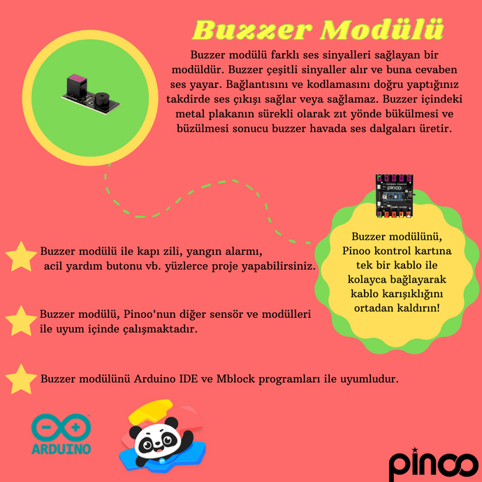 Pinoo Buzzer Modülü