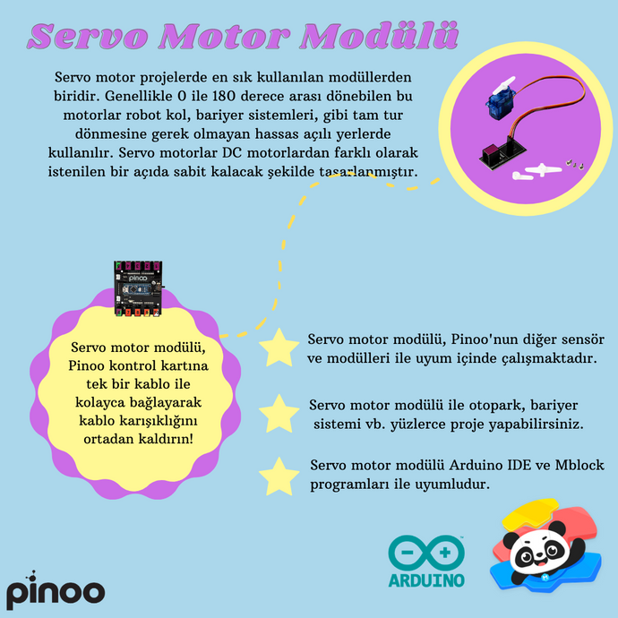 Pinoo Servo Motor Modülü