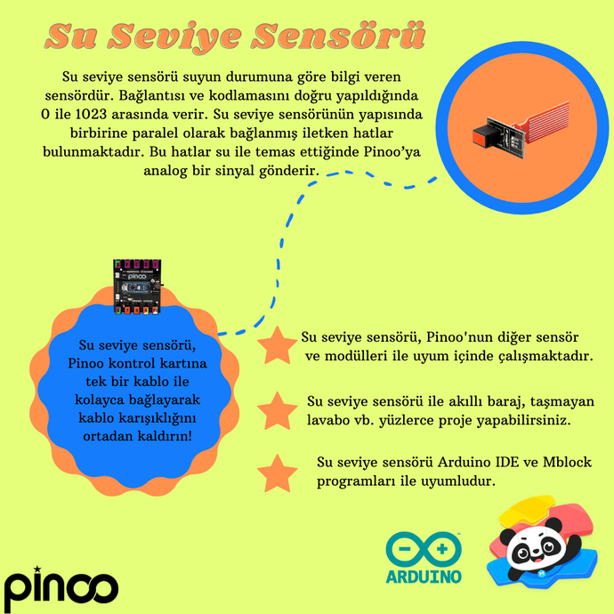Pinoo Su Seviye Sensörü